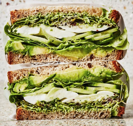 Green Goddess Crunch Sandwich